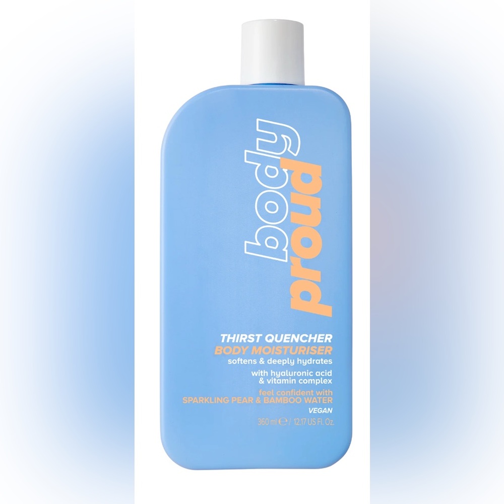 NWT Body Proud Thirst Quencher Body Moisturizer with HA, 12.17oz